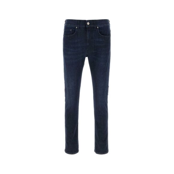 Pt Torino Men Dark Blue Stretch Denim Jeans